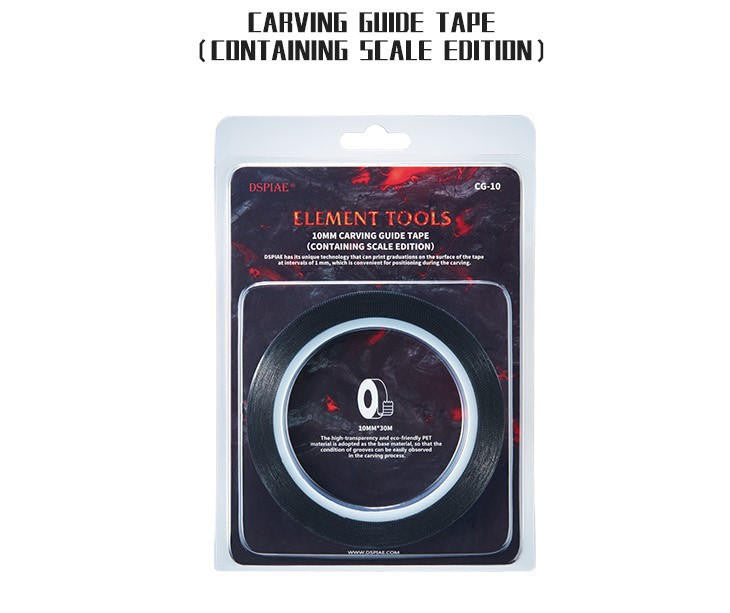 DSPIAE Tools Hard Edged Carving Tape 6mm CG-06